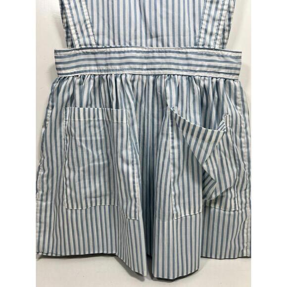 Vintage 1960s American Red Cross Volunteer Striped Uniform Apron No Hat Hoover - Picture 3 of 9
